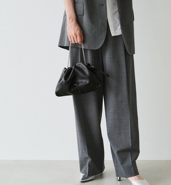  「レザー巾着4WAYミニショルダーバッグ」|ショルダー・メッセンジャー|