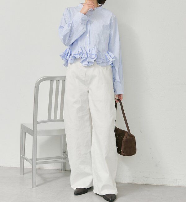  「ウェーブフリルブラウス」|シャツ・ブラウス|