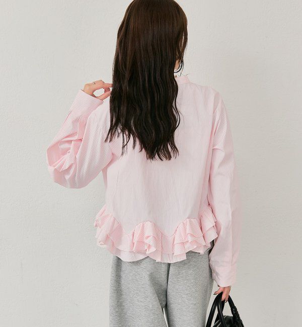  「ウェーブフリルブラウス」|シャツ・ブラウス|