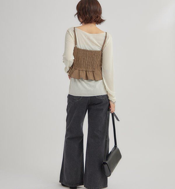  「ウェーブフリルビスチェ」|シャツ・ブラウス|