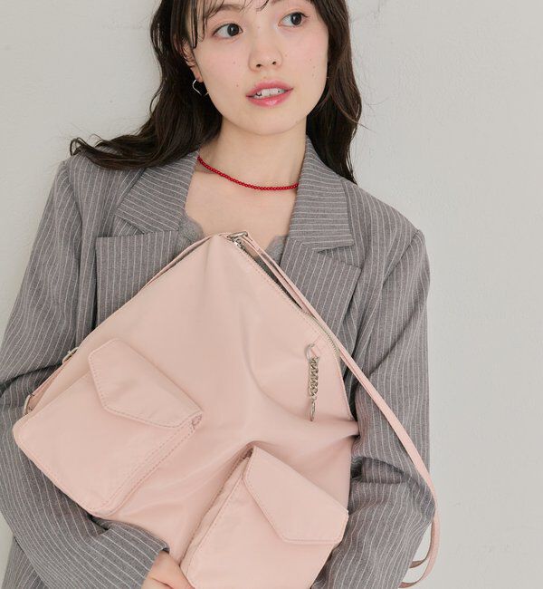  「【@lily.s_y 企画】lilyチャーム3wayBAG」|トートバッグ|ピンク