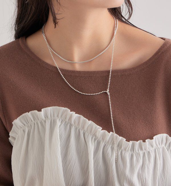  「スネイクチェーンネックレス」|リング|