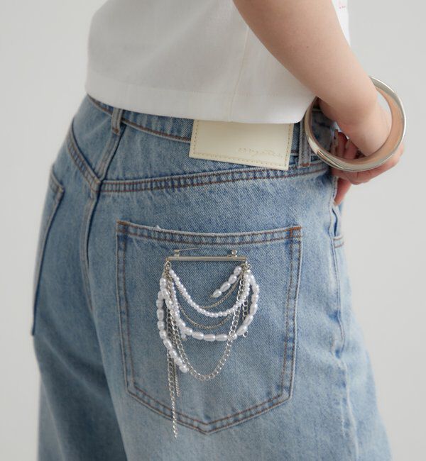  「パールチャームブローチ」|ブローチ・コサージュ|シルバー