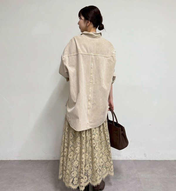  「ダメージデニムシャツ」|シャツ・ブラウス|