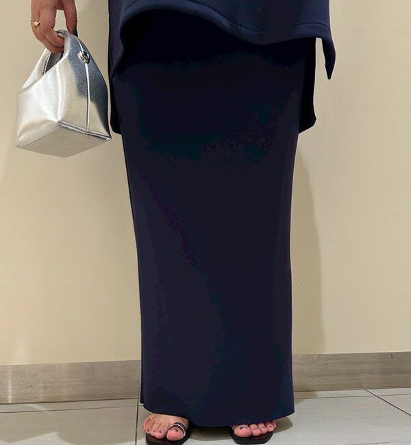  「【Lサイズも登場！】ポンチZIPタイトスカート」|スカート|