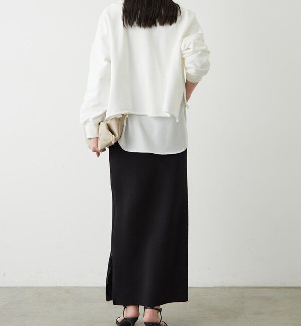  「【Lサイズも登場！】ポンチZIPタイトスカート」|スカート|