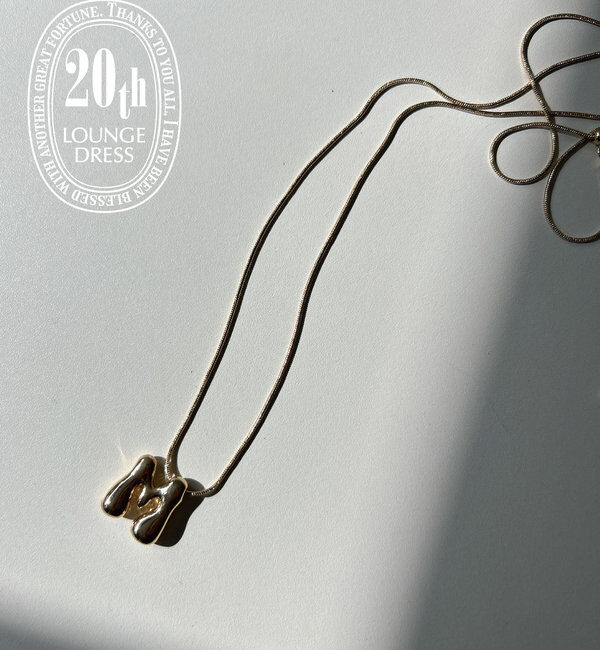  「【GALENA】20thイニシャルネックレス」|リング|ゴールド系