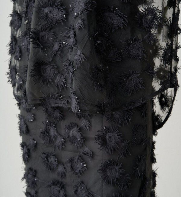  「【Atelier N5/アトリエヌメロサンク】ジャガードシアーブラウス」|シャツ・ブラウス|