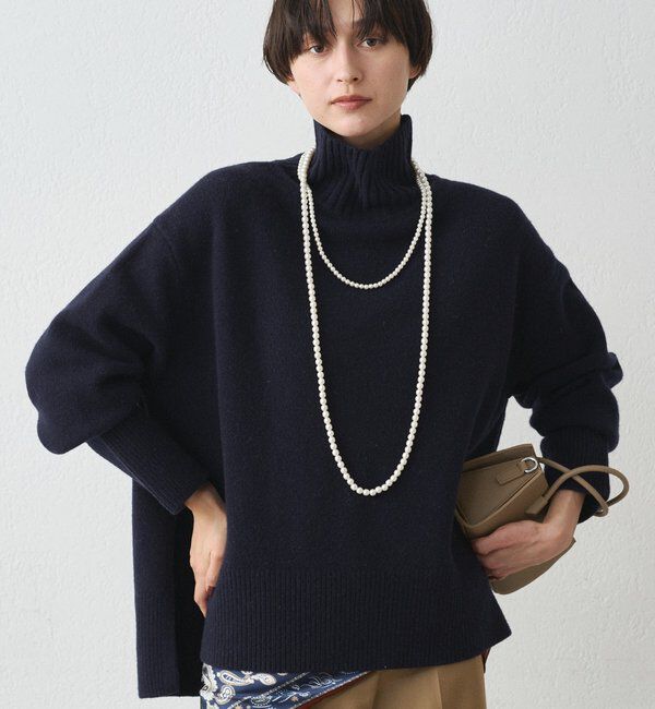  「ウール100タートルニット」|ニット・セーター|