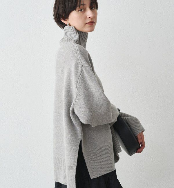  「ウール100タートルニット」|ニット・セーター|