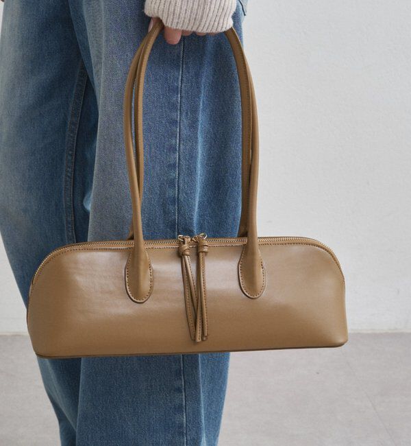  「【GALENA/ガレナ】スリムボストンバッグ」|トートバッグ|カーキ