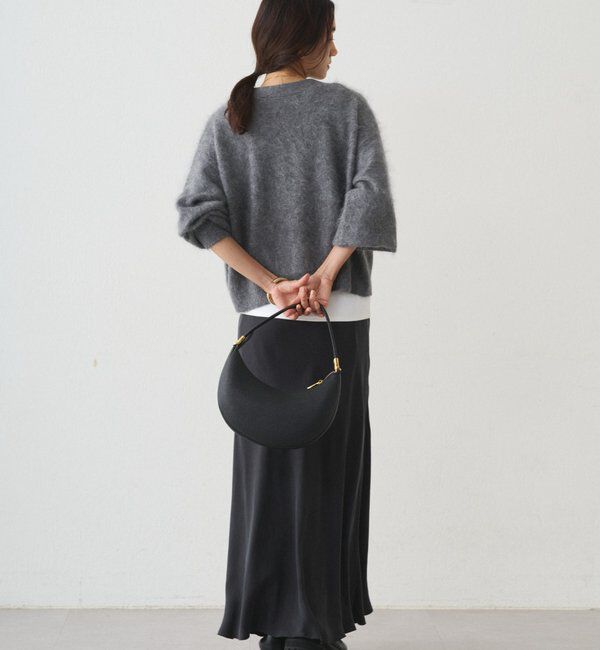  「シャギーショートニットカーディガン」|ニット・セーター|