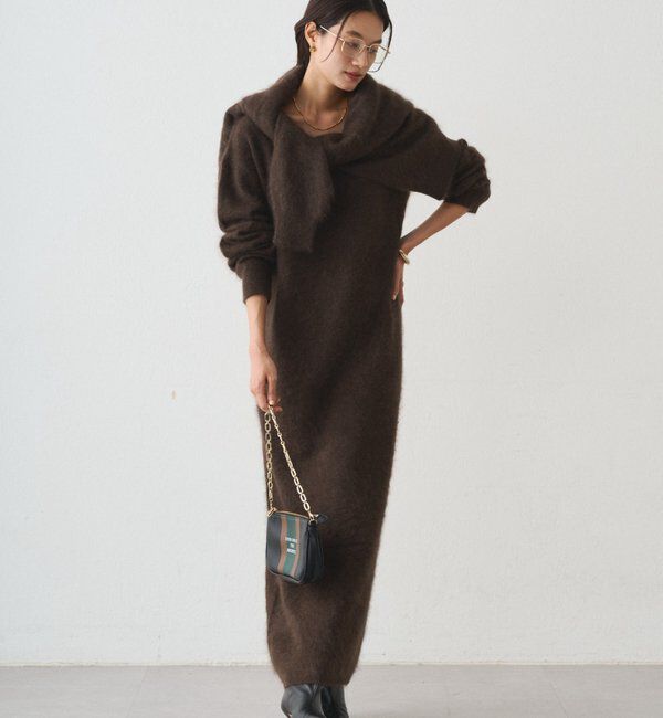  「シャギーニットワンピース」|ワンピース|