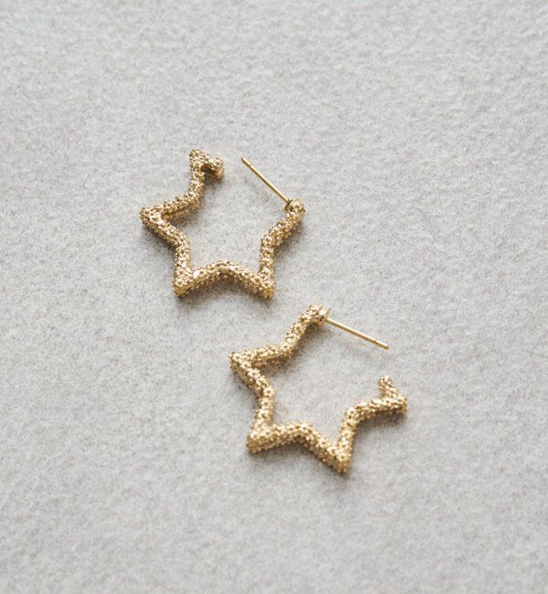  「【GALENA/ガレナ】スターピアス」|リング|ゴールド