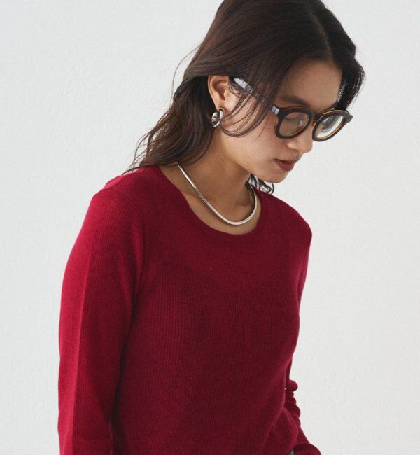  「【GALENA/ガレナ】太フレームスクエアボストンめがね」|リング|