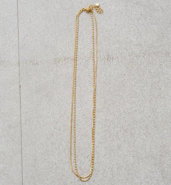  「【GALENA/ガレナ】SV925ダブルネックレス」|リング|ゴールド