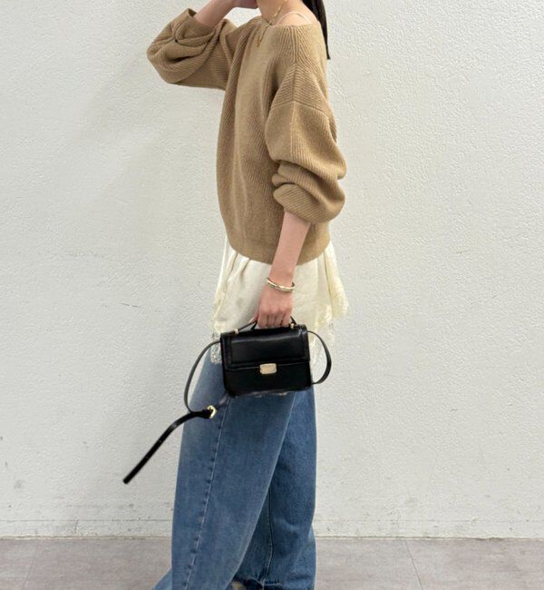  「オフショルニット」|ニット・セーター|