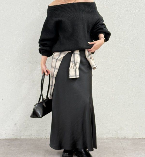  「オフショルニット」|ニット・セーター|