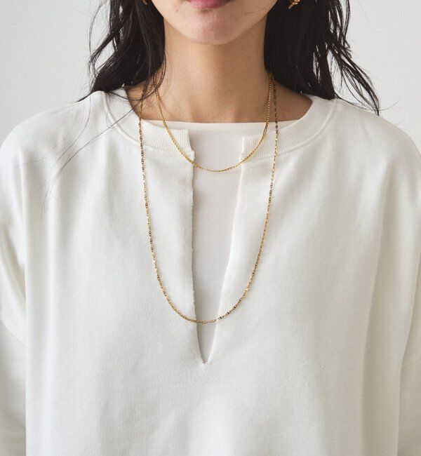  「スキッパーショートスウェット」|Tシャツ・カットソー|