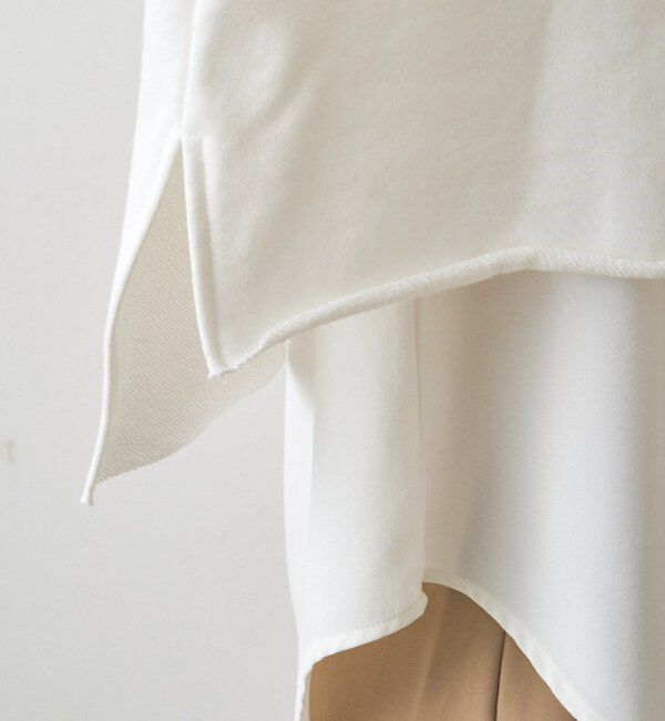  「スキッパーショートスウェット」|Tシャツ・カットソー|