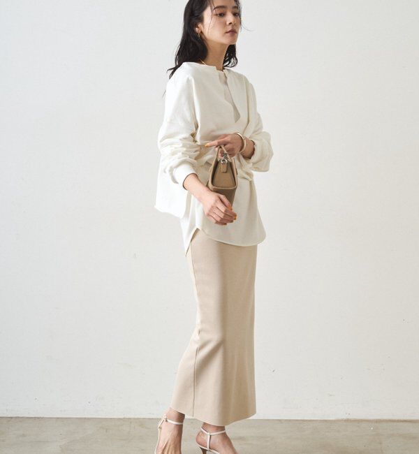  「スキッパーショートスウェット」|Tシャツ・カットソー|