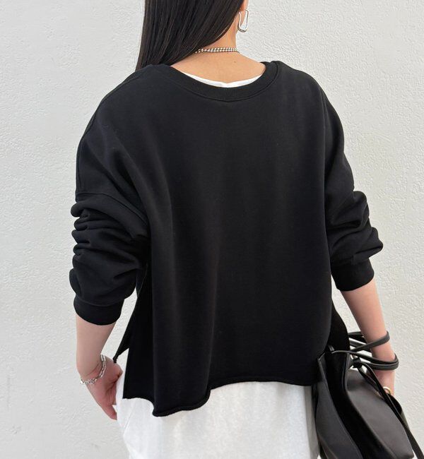  「スキッパーショートスウェット」|Tシャツ・カットソー|