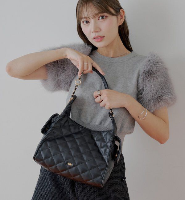  「2wayチェーンショルダーキルティングバッグ」|ショルダー・メッセンジャー|