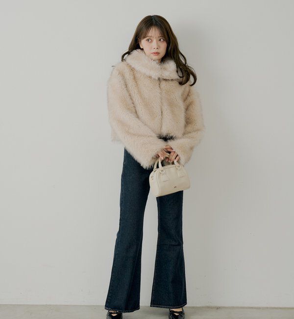  「ファーショートコート」|その他|