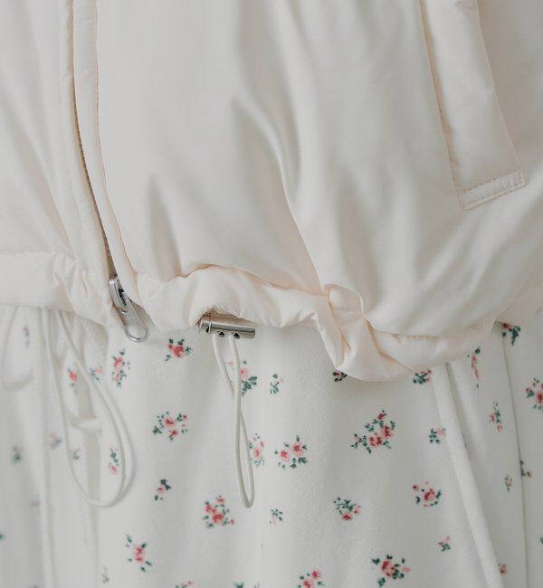  「ショート丈ファーフード中綿ブルゾン」|その他|