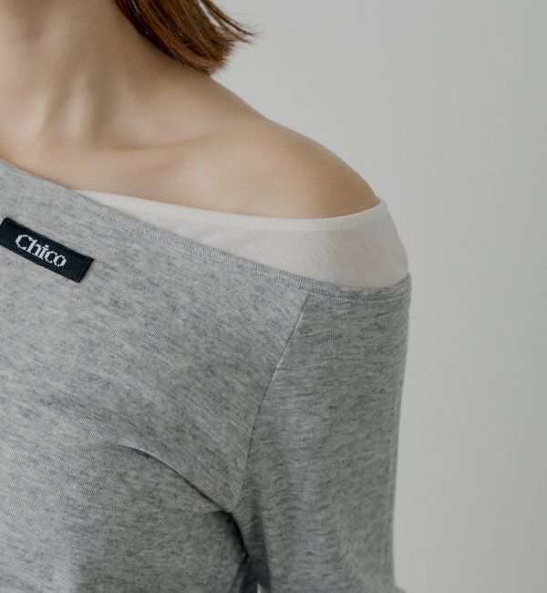  「ワンショルレイヤードTシャツ」|Tシャツ・カットソー|