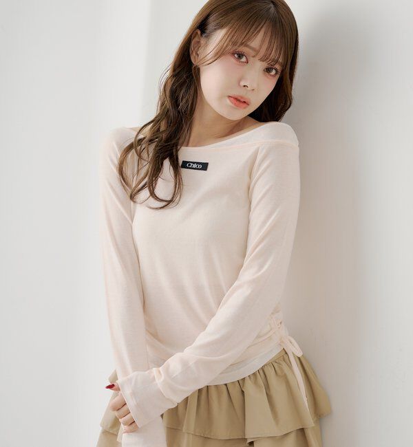  「ワンショルレイヤードTシャツ」|Tシャツ・カットソー|