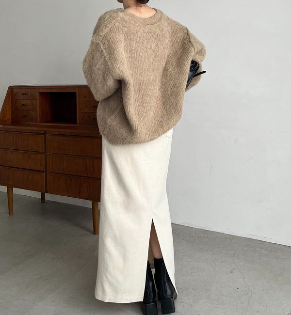  「ピーチタッチIラインスカート」|スカート|