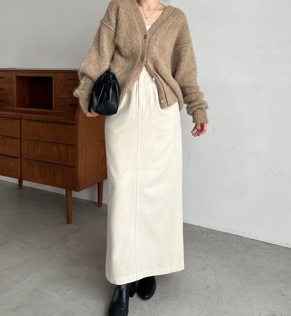  「ピーチタッチIラインスカート」|スカート|