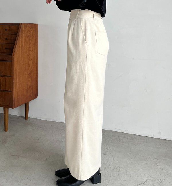  「ピーチタッチIラインスカート」|スカート|