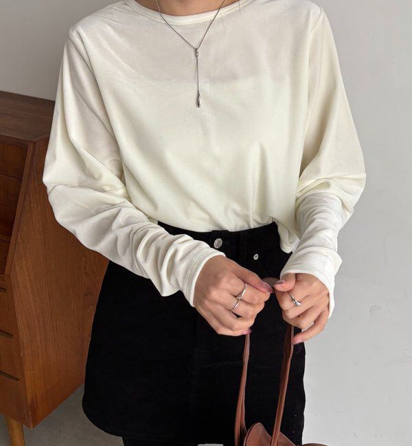  「ベロアカーディガン」|Tシャツ・カットソー|