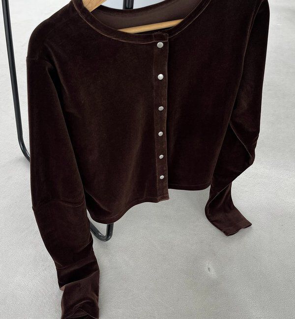  「ベロアカーディガン」|Tシャツ・カットソー|