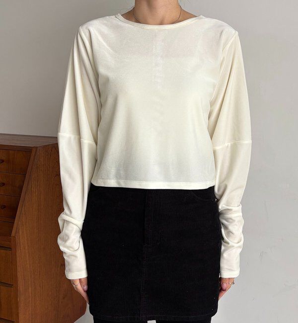  「ベロアカーディガン」|Tシャツ・カットソー|