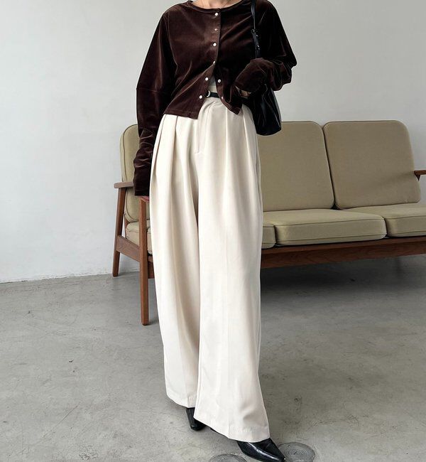  「ベロアカーディガン」|Tシャツ・カットソー|