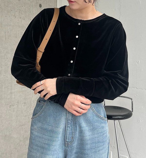  「ベロアカーディガン」|Tシャツ・カットソー|
