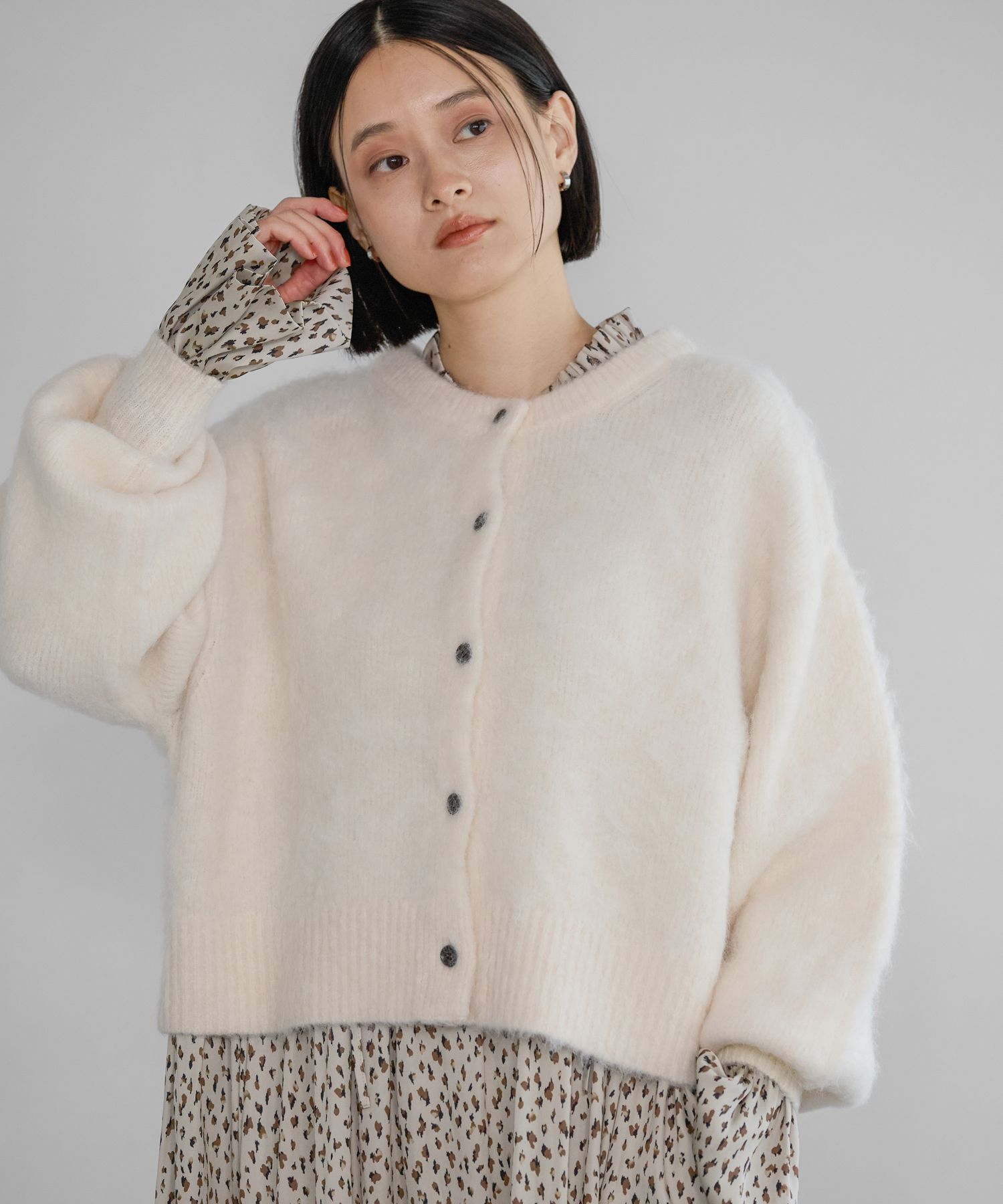 A part by 「5G2WAYクルーカーディガン」|ニット・セーター|オフホワイト