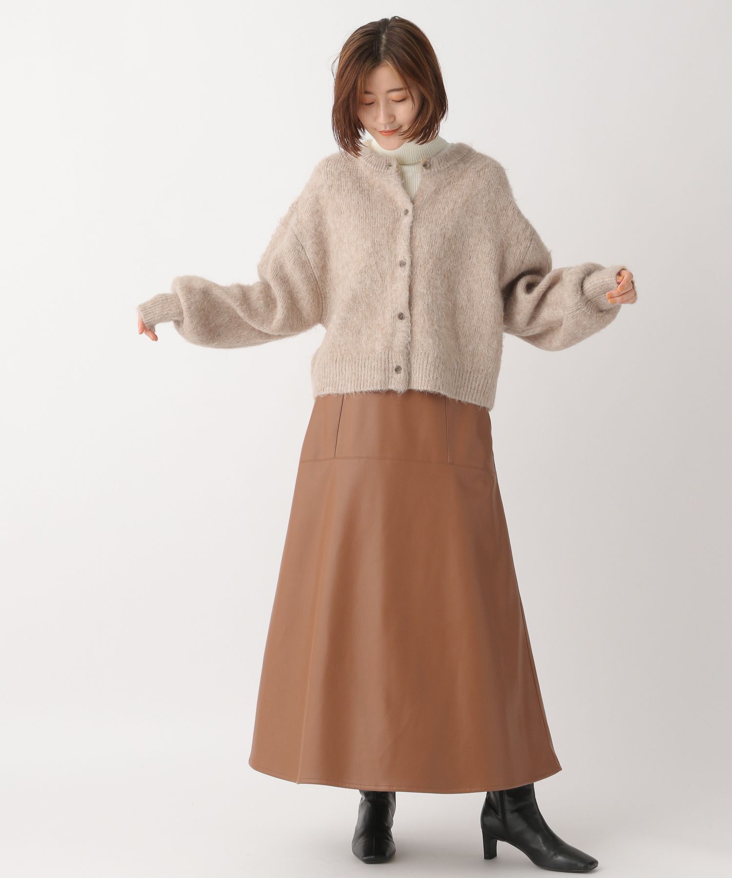 A part by 「5G2WAYクルーカーディガン」|ニット・セーター|