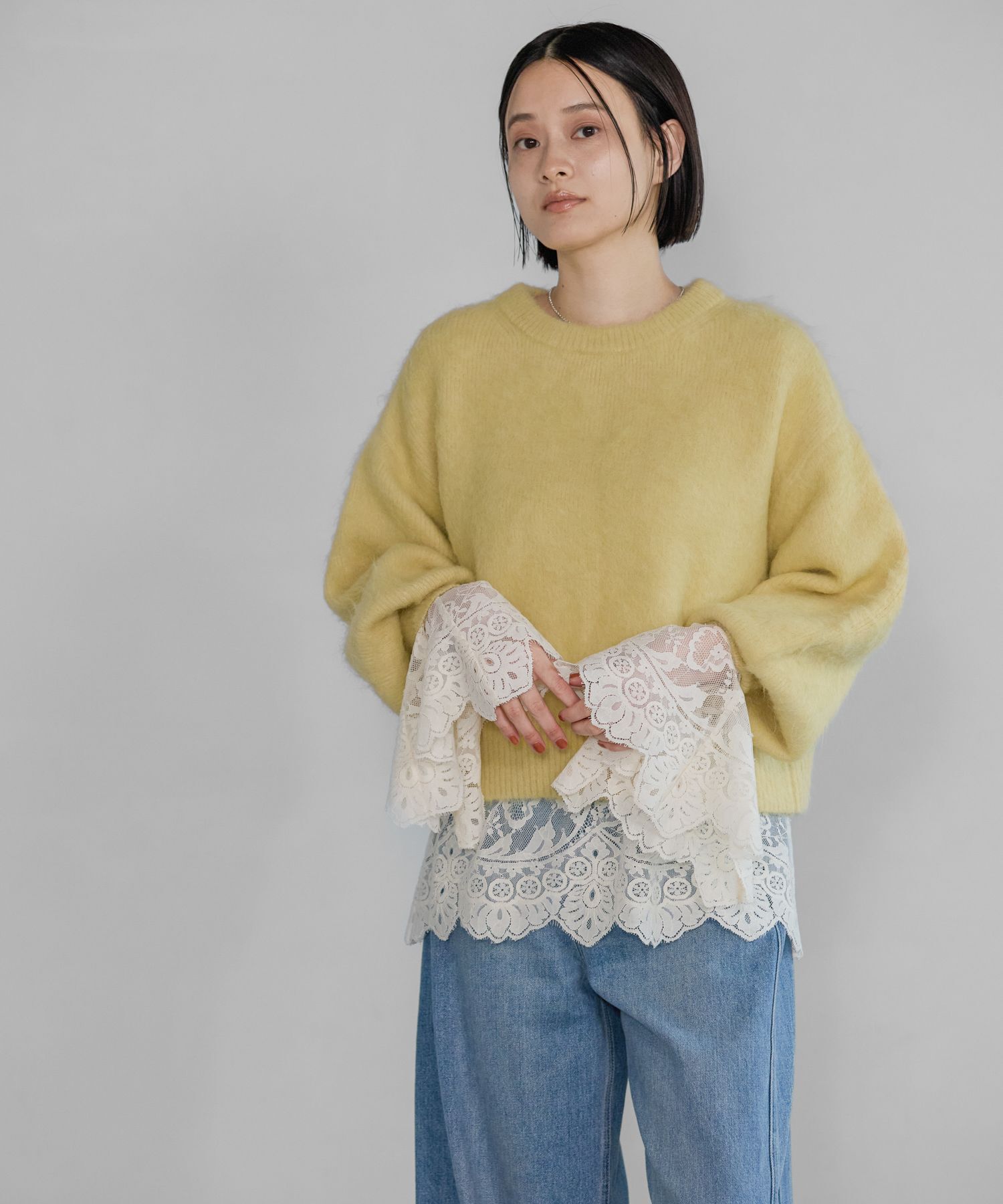 A part by 「5G2WAYクルーカーディガン」|ニット・セーター|