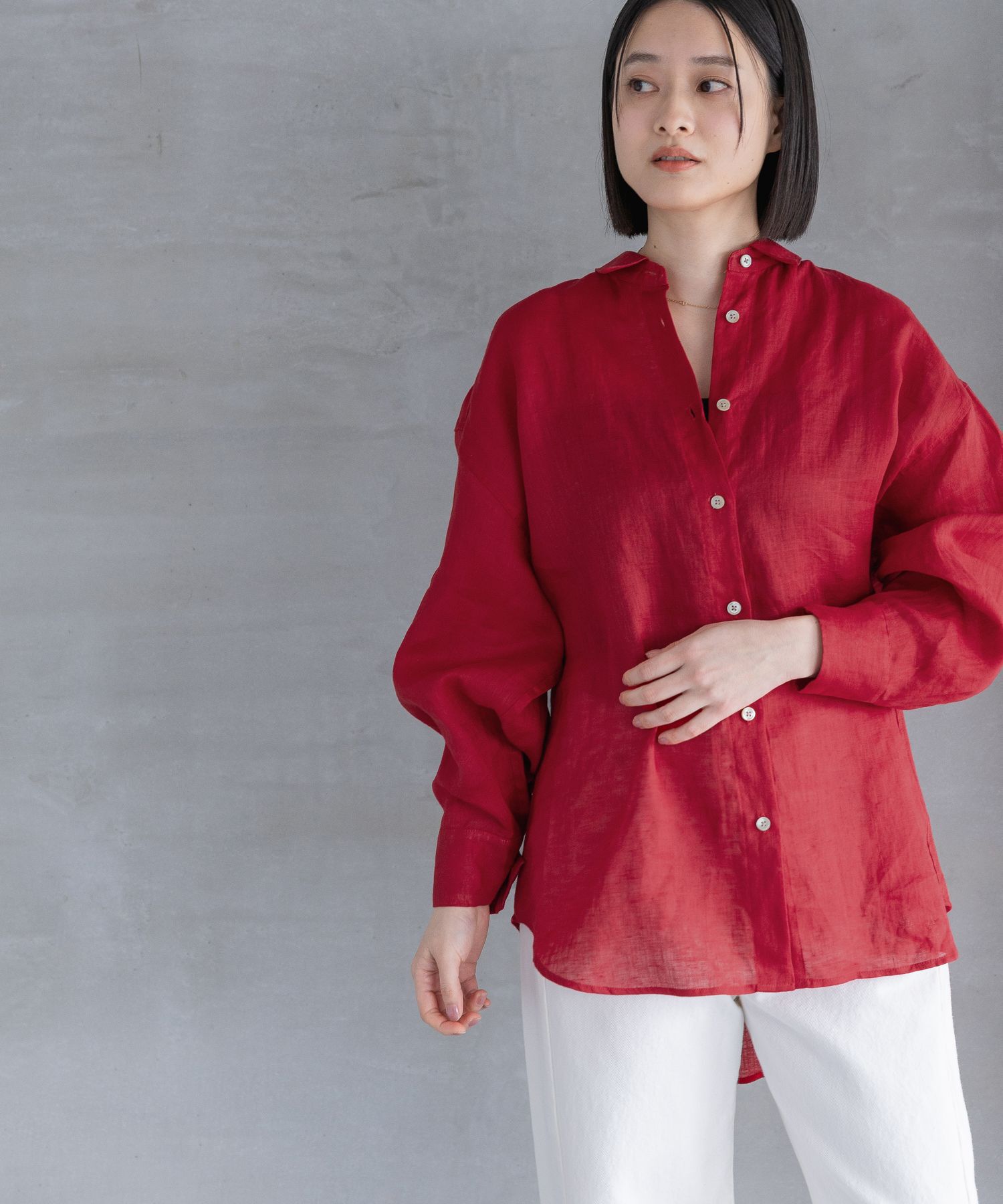 A part by 「ルランゼフィールリネンシャツ」|シャツ・ブラウス|