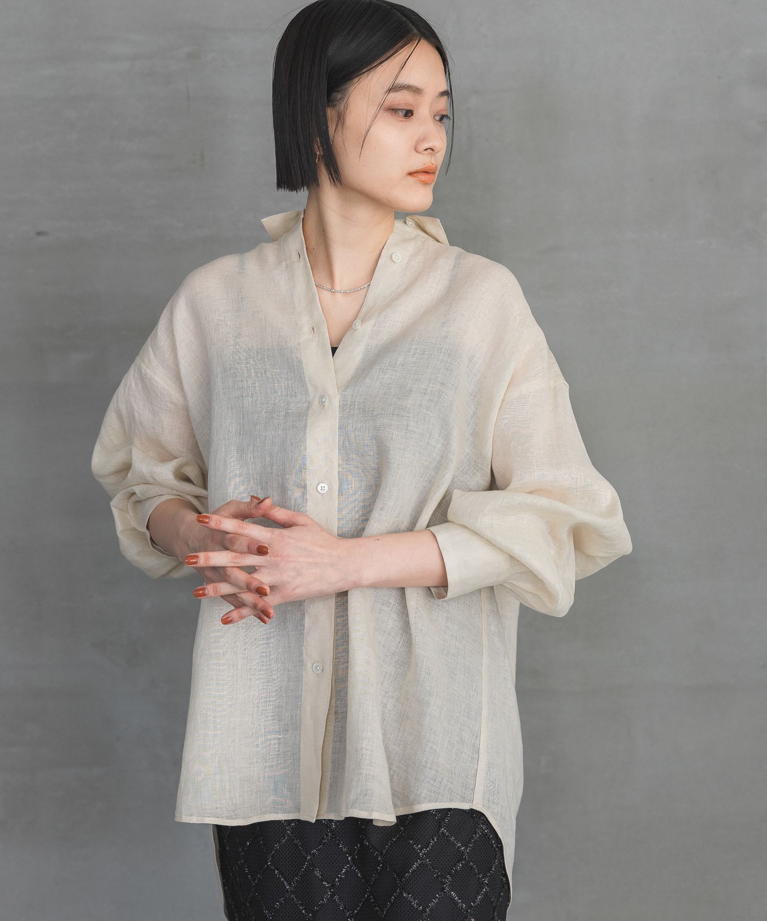 A part by 「ルランゼフィールリネンシャツ」|シャツ・ブラウス|