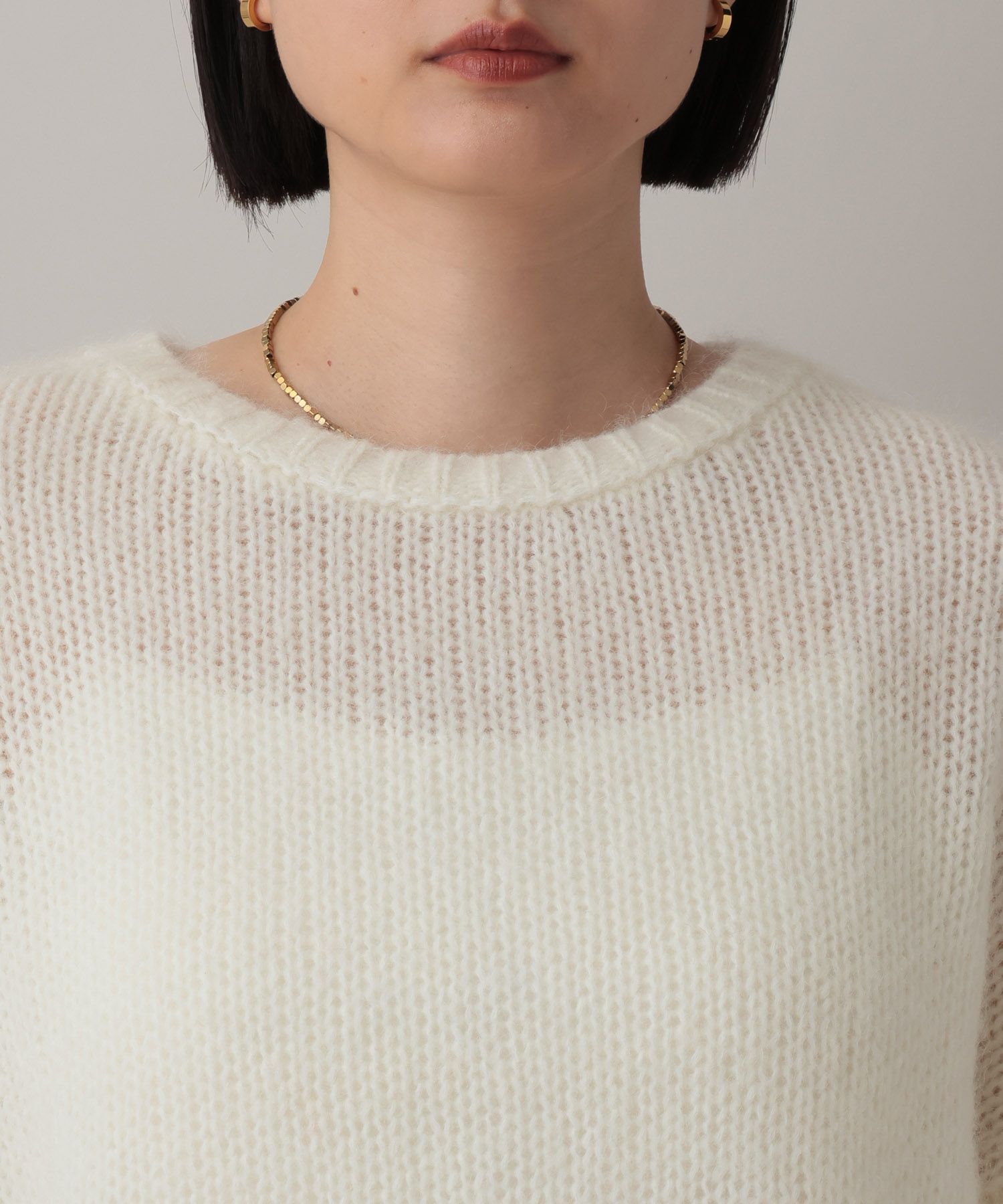 A part by 「モヘアケーブルニットプルオーバー」|ニット・セーター|