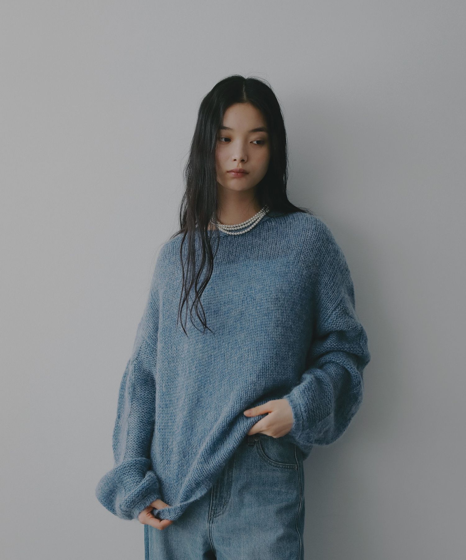 A part by 「モヘアケーブルニットプルオーバー」|ニット・セーター|