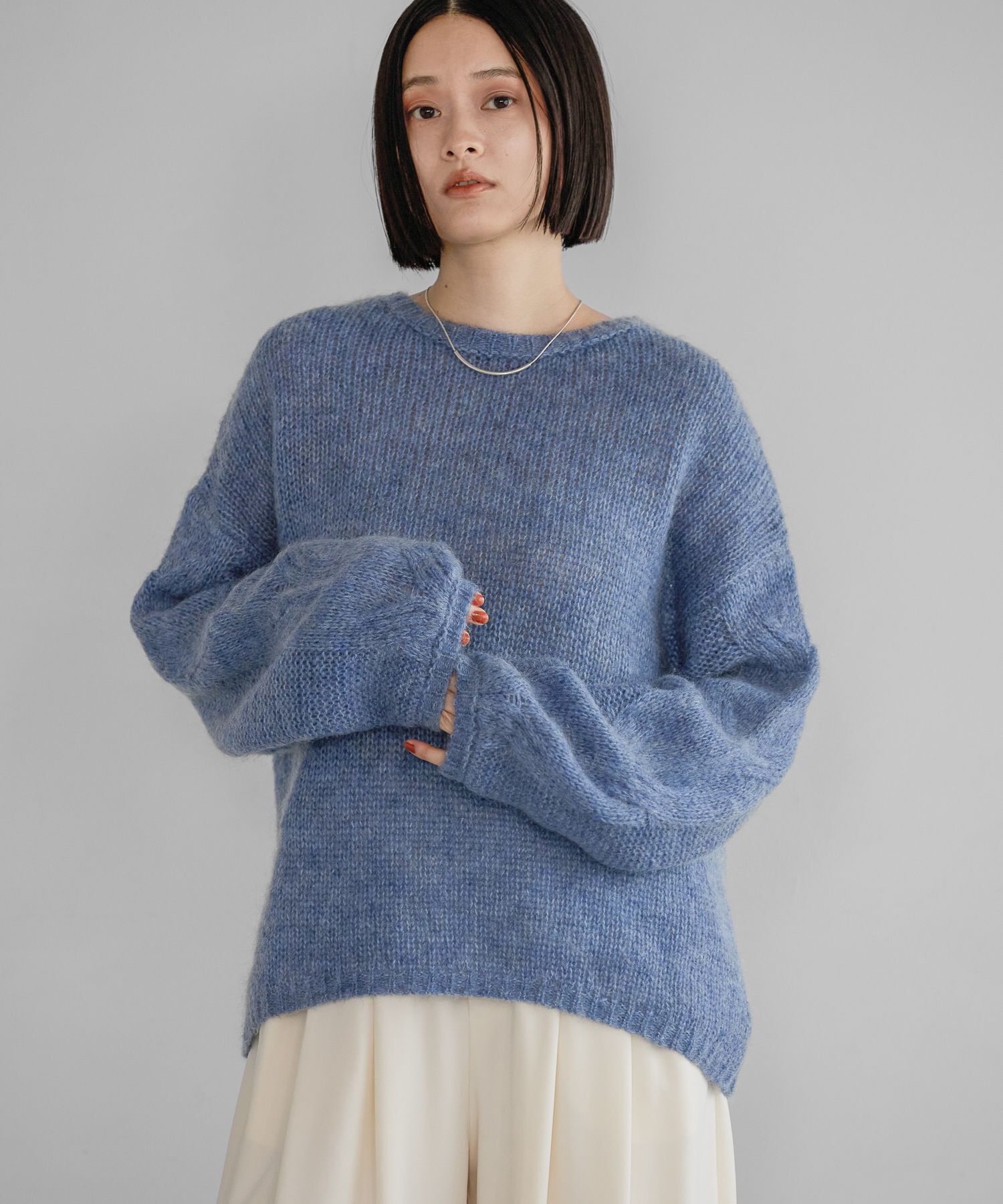 A part by 「モヘアケーブルニットプルオーバー」|ニット・セーター|
