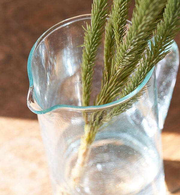 collex「【URBAN NATURE CULTURE】カラフェ型リサイクルグラスベース」|フラワーベース|