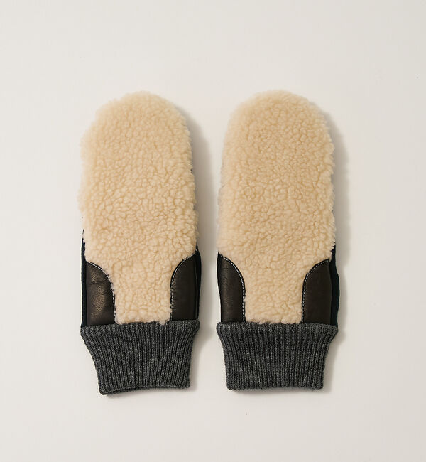 collex「【福田手袋】【タッチパネル対応】ボアミトングローブ」|手袋|