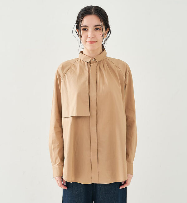 collex「フラップミニ衿ブラウス」|シャツ・ブラウス|